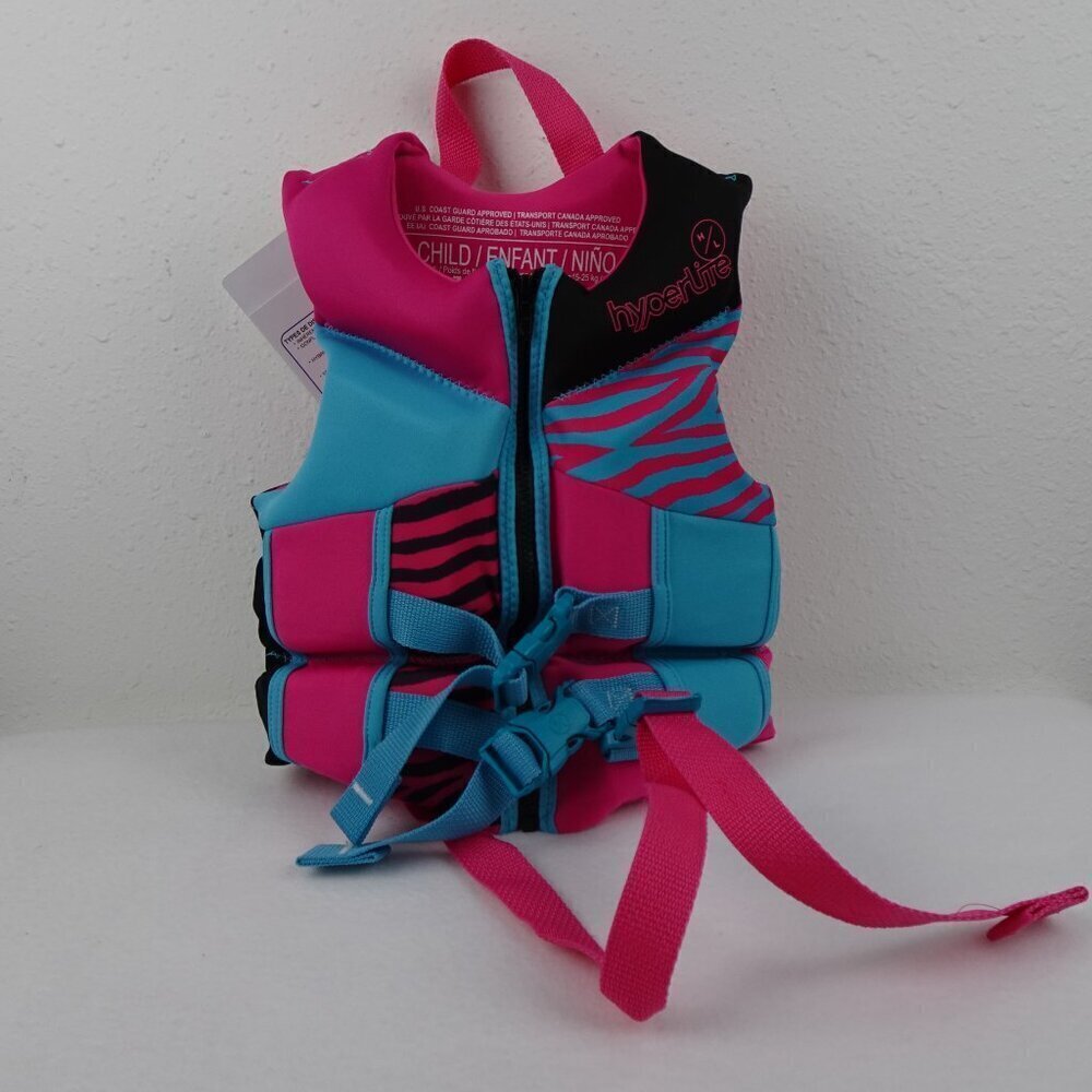 Hyperlite Child Life Vest Jacket Girls USCG Approved (33-55 lbs)